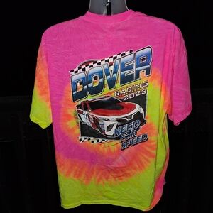 Need For Speed DOVER Racing Tie Dye T Shirt Size 2XL